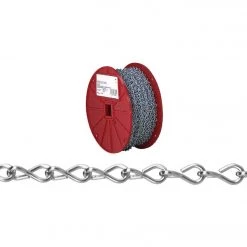 Campbell #12 100 Ft. Zinc-Plated Low-Carbon Steel Coil Chain