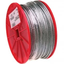 Campbell 1/4 In. X 250 Ft. Galvanized Wire Cable