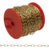Campbell #3 164 Ft. Brass-Plated Metal Craft Chain -Campbell Sales Store ItemImage 709709 q5wrub 6ic7pc 7jz7dp