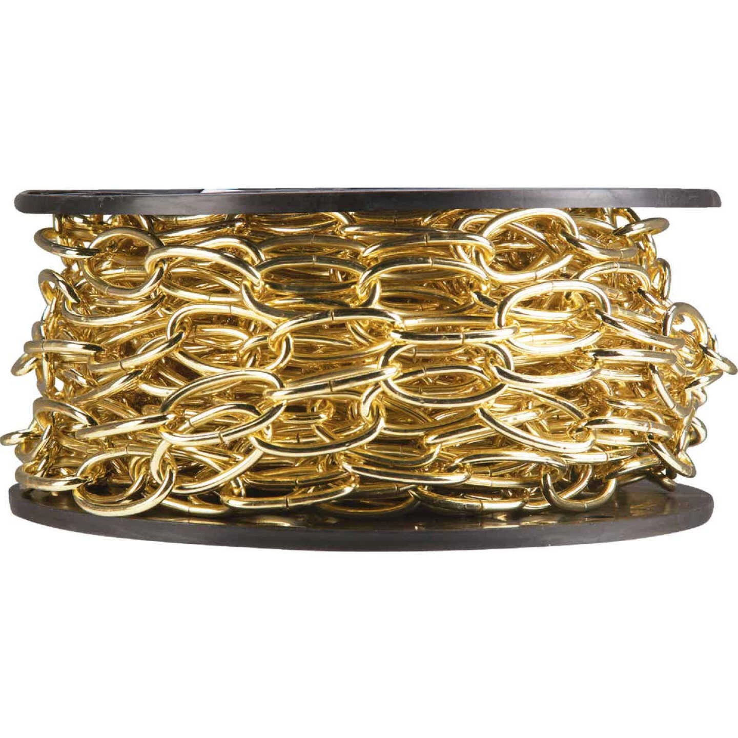 Campbell #10 40 Ft. Antique Brass Finished Metal Craft Chain 4 Campbell #10 40 Ft. Antique Brass Finished Metal Craft Chain - Image 2