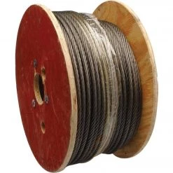 Campbell 1/2 In. X 250 Ft. Fiber Core Wire Cable