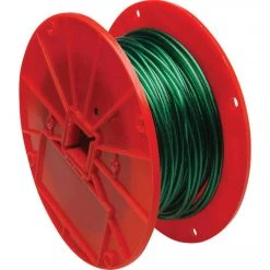 Campbell 1/16 In. X 250 Ft. Vinyl-Coated Iron Clothesline Cable