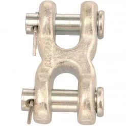 Campbell 1/4 In. X 5/16 In. Zinc-Plated Forged Steel Double Clevis Mid Link